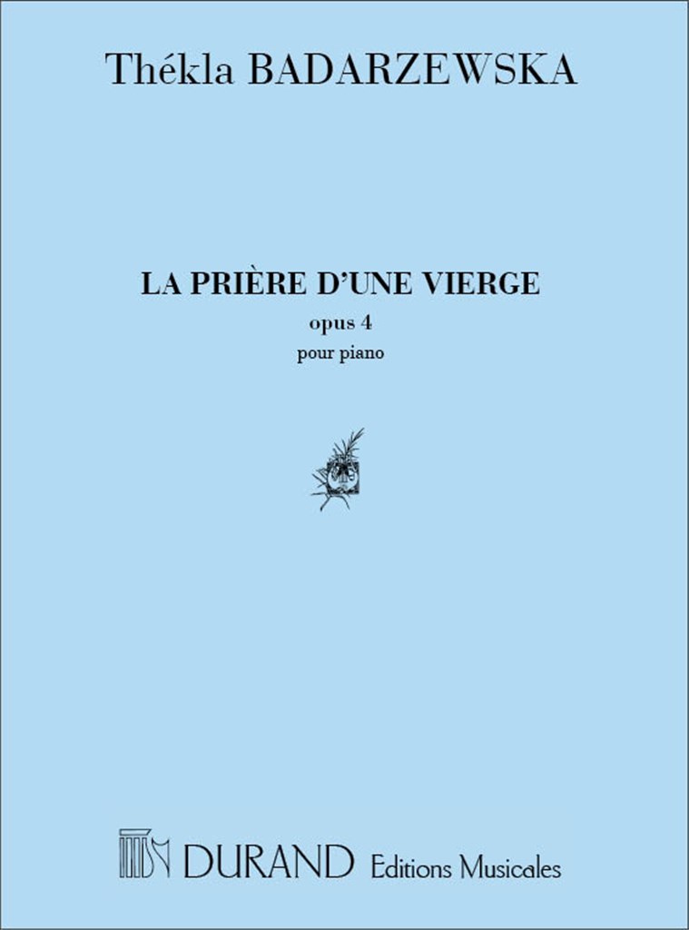 La Priere D'Une Vierge, Pour Piano